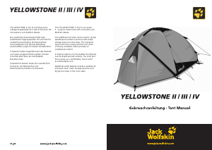 Manual Jack Wolfskin Yellowstone II Tent