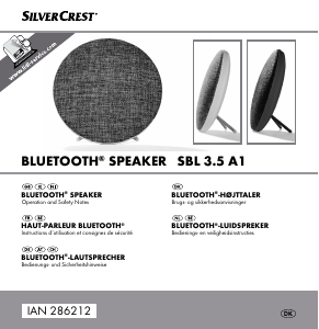 Brugsanvisning SilverCrest IAN 286212 Højttaler