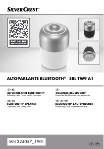 Manuale SilverCrest IAN 324057 Altoparlante