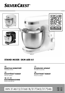 Használati útmutató SilverCrest IAN 314615 Konyhai robotgép