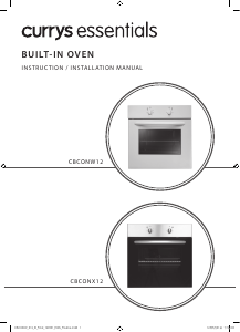 Handleiding Currys Essentials CBCONX12 Oven