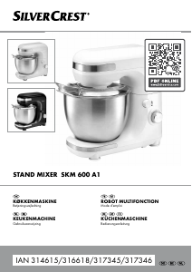 Handleiding SilverCrest IAN 317346 Standmixer
