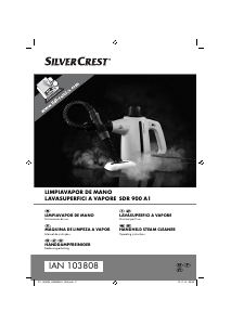 Manual SilverCrest IAN 103808 Máquina de limpar a vapor