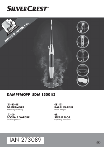Manuale SilverCrest IAN 273089 Pulitore a vapore