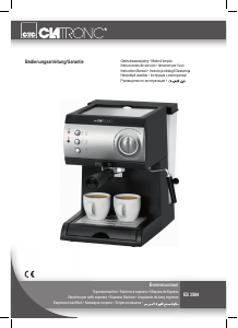Manual de uso Clatronic ES 3584 Máquina de café espresso