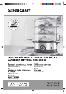 Manual SilverCrest IAN 42772 Panela a vapor