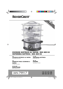 Manuale SilverCrest IAN 79917 Vaporiera