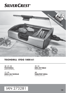 Manuale SilverCrest IAN 273281 Griglia da tavolo