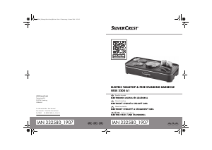 Használati útmutató SilverCrest IAN 332580 Asztali grillsütő