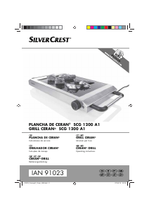 Manuale SilverCrest IAN 91023 Griglia da tavolo