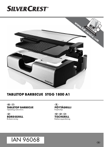 Bruksanvisning SilverCrest IAN 96068 Bordgrill