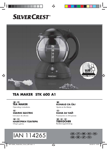 Manual SilverCrest IAN 114265 Aparat de ceai