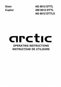 Manual Arctic AG 6612 DTTLX Aragaz