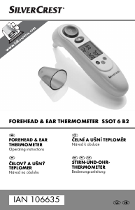 Návod SilverCrest IAN 106635 Teplomer