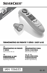 Manual SilverCrest IAN 106635 Termómetro