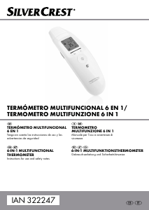 Manual de uso SilverCrest IAN 322247 Termómetro