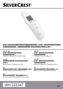 Manuál SilverCrest IAN 322247 Teploměr