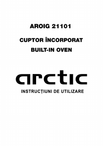 Manual Arctic AROIG 21101 Oven
