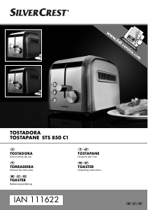 Manual de uso SilverCrest IAN 111622 Tostador