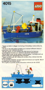 Instrukcja Lego set 4015 Boats Frachtowiec