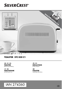 Mode d’emploi SilverCrest IAN 274360 Grille pain