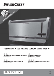 Manuale SilverCrest IAN 277168 Tostapane