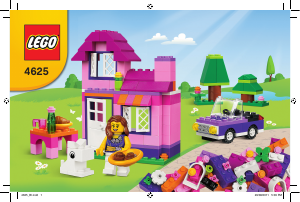 Bedienungsanleitung Lego set 4625 Bricks & More Mädchen-Steinebox