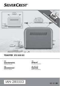 Használati útmutató SilverCrest IAN 285553 Kenyérpirító