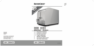 Manual SilverCrest IAN 288403 Torradeira