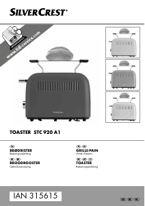 Mode d’emploi SilverCrest IAN 315615 Grille pain