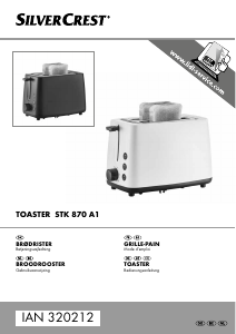 Brugsanvisning SilverCrest IAN 320212 Brødrister