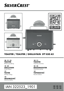 Mode d’emploi SilverCrest IAN 322523 Grille pain