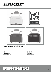 Manual de uso SilverCrest IAN 333407 Tostador