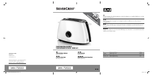 Manuale SilverCrest IAN 72022 Tostapane