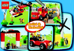 Handleiding Lego set 10661 Bricks and More Mijn eerste brandweerkazerne