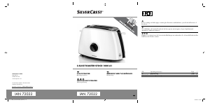 Bruksanvisning SilverCrest IAN 72022 Brödrost