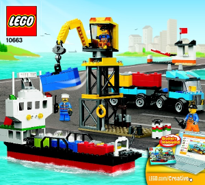 Mode d’emploi Lego set 10663 Bricks and More Boîte de construction du port