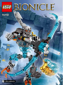 Mode d’emploi Lego set 70791 Bionicle Le crâne guerrier