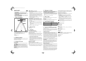 Mode d’emploi SilverCrest IAN 85051 Trépied