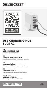 Manuál SilverCrest IAN 322229 Rozbočovač USB