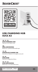 Handleiding SilverCrest IAN 322229 USB hub