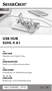 Bruksanvisning SilverCrest IAN 339089 USB-hub