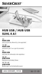 Manual SilverCrest IAN 339089 Hub USB