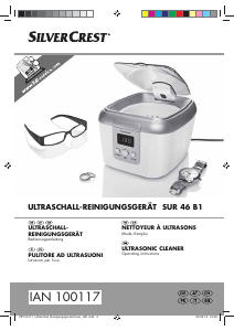 Manuale SilverCrest IAN 100117 Lavatrice a ultrasuoni