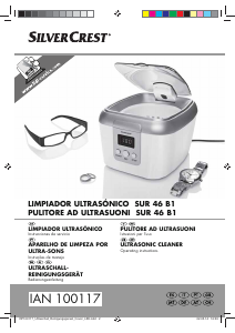 Manual SilverCrest IAN 100117 Limpador ultrassónico