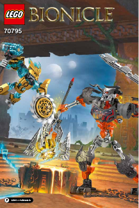 Manual Lego set 70795 Bionicle Mask maker vs. skull grinder