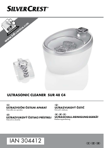 Priročnik SilverCrest IAN 304412 Ultrazvočni čistilec