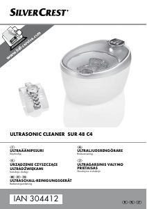 Käyttöohje SilverCrest IAN 304412 Ultraäänipesuri