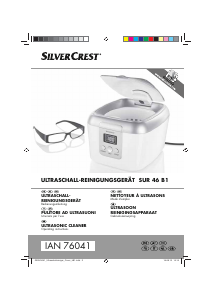 Handleiding SilverCrest IAN 76041 Ultrasoon reiniger