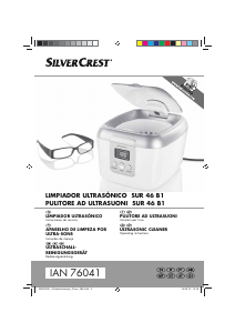 Manual SilverCrest IAN 76041 Limpador ultrassónico